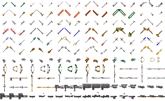 RPG Tsukuru 4 (JPN) - Weapons