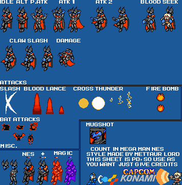Boktai Customs - The Count (Mega Man 8-bit style)