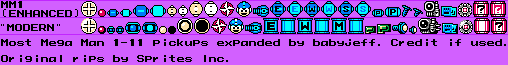 Mega Man Customs - Items (Expanded)