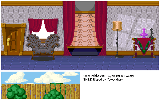 Sylvester and Tweety (Prototype) - Room (Alpha Art Demo)