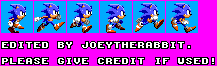 Sonic Walk Animation (Sonic 1, Sonic Chaos Prototype-Style)