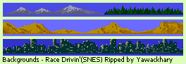 Race Drivin' - Backgrounds