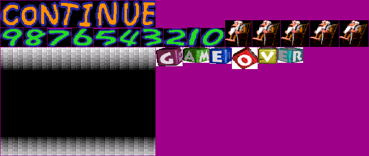 Super Donkey Kong 99 (Bootleg) - Continue & Game Over Screens