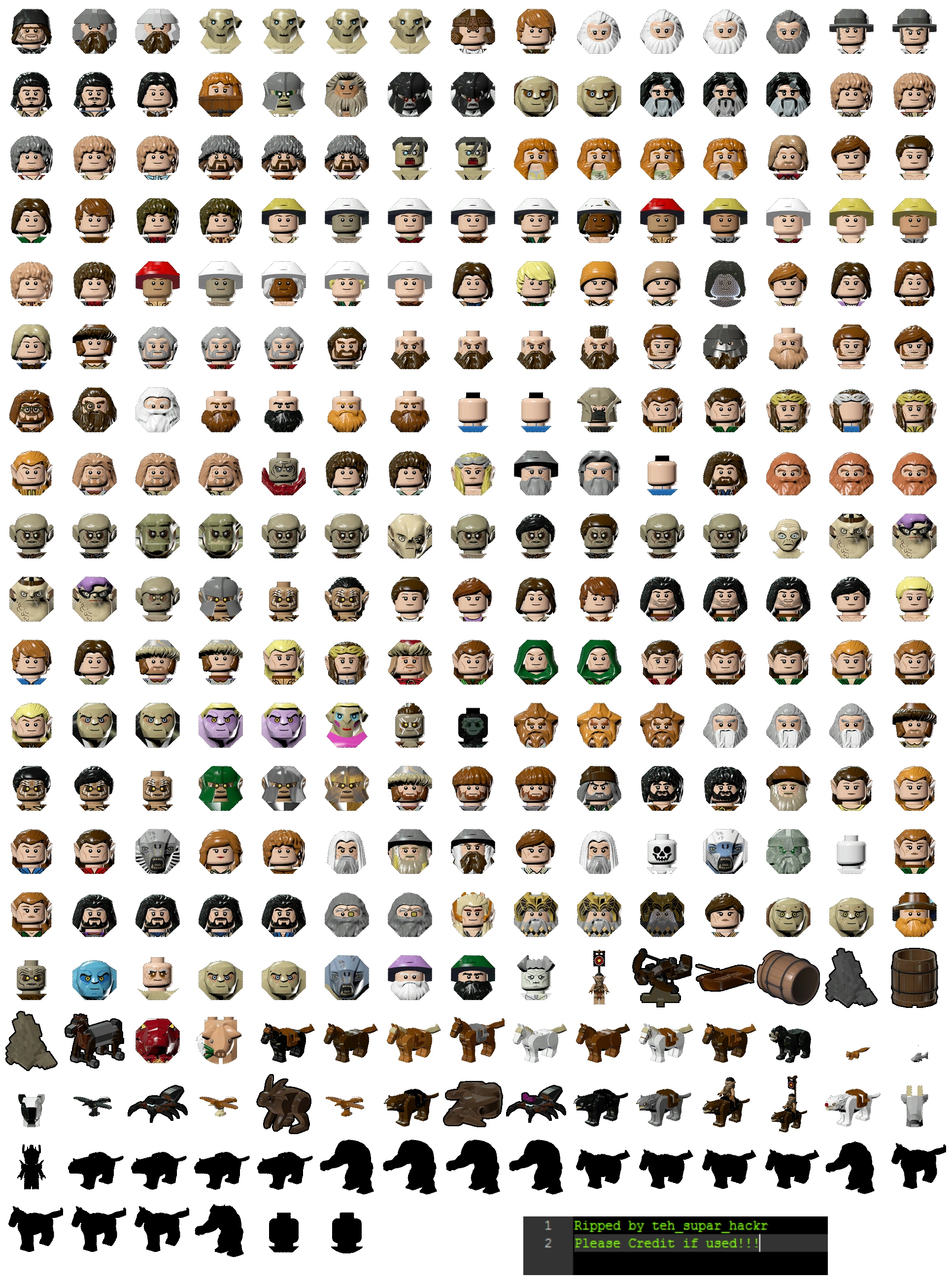 LEGO The Hobbit - Character Icons