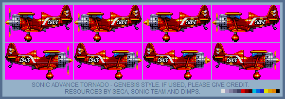 Tornado (Sonic Advance, Genesis-Style)