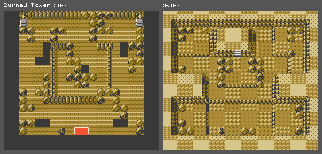 Pokémon Gold / Silver - Burned Tower