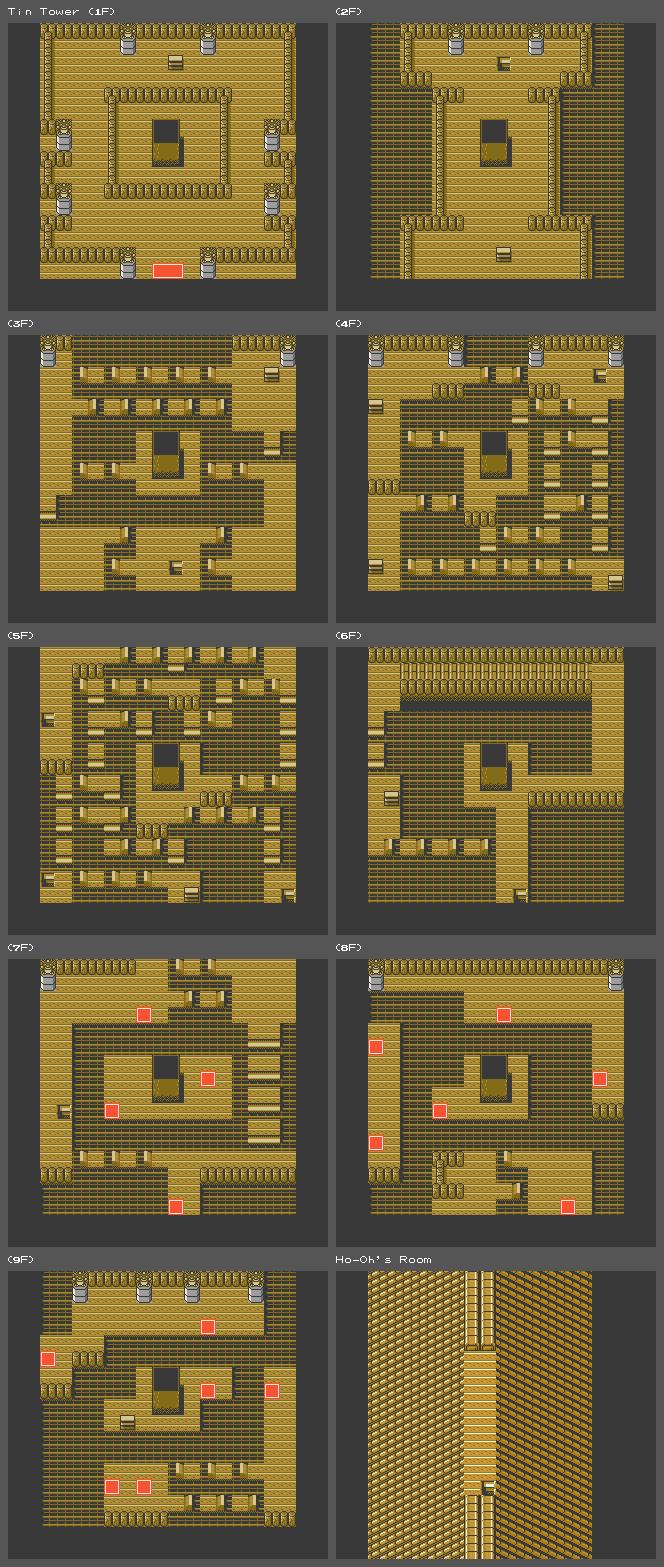 Pokémon Gold / Silver - Tin Tower