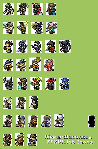 Final Fantasy XIV: A Realm Reborn - Deep Dungeon Class / Job Icons