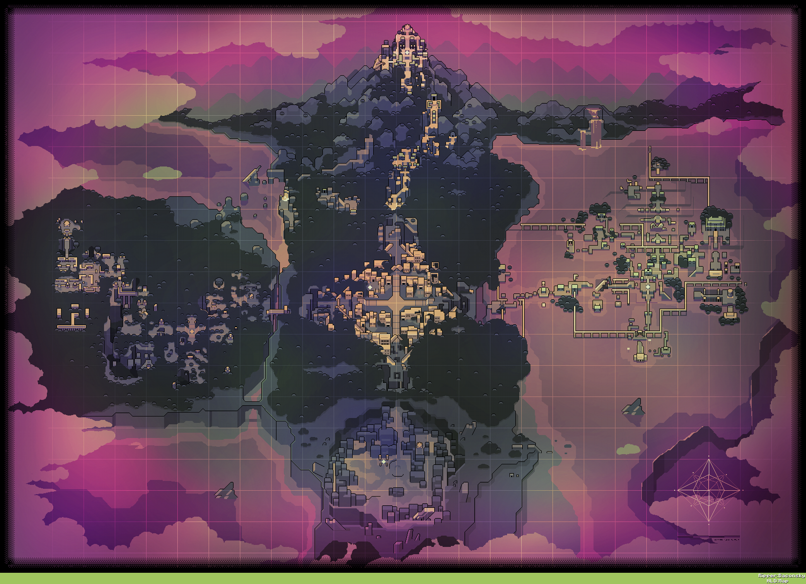 Hyper Light Drifter - World Map