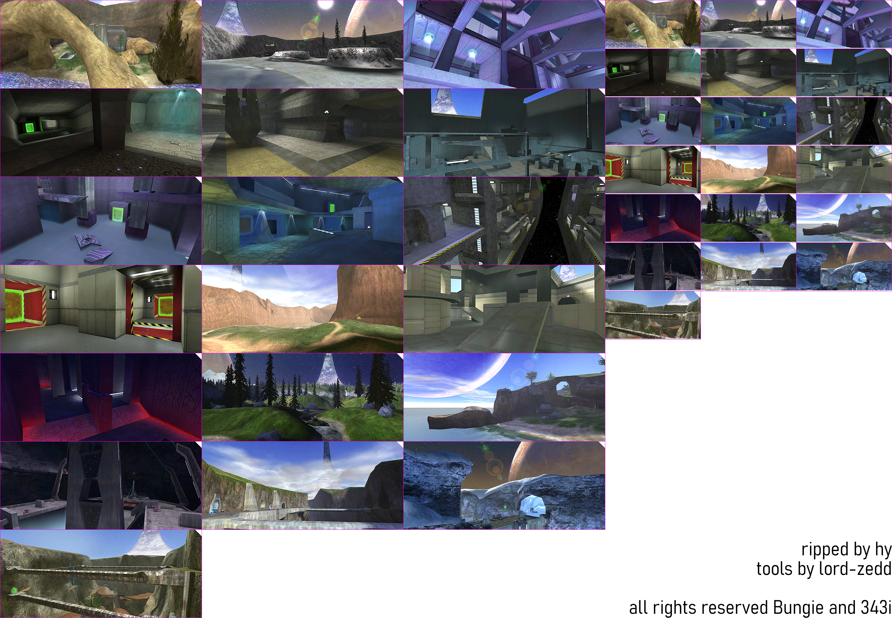 Halo CE Multiplayer Level Previews