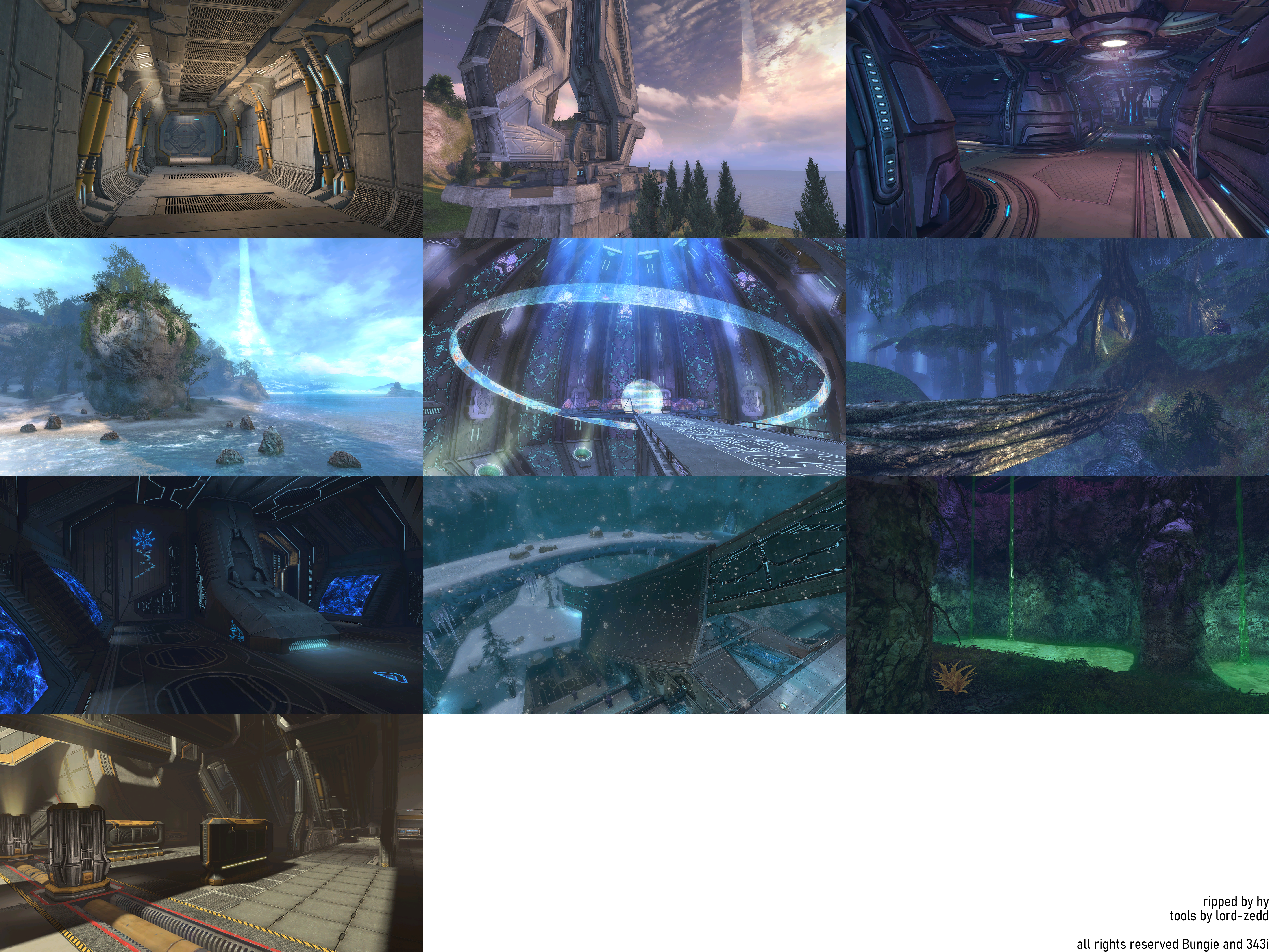 Halo: The Master Chief Collection - Halo CE Campaign Level Loading Screens