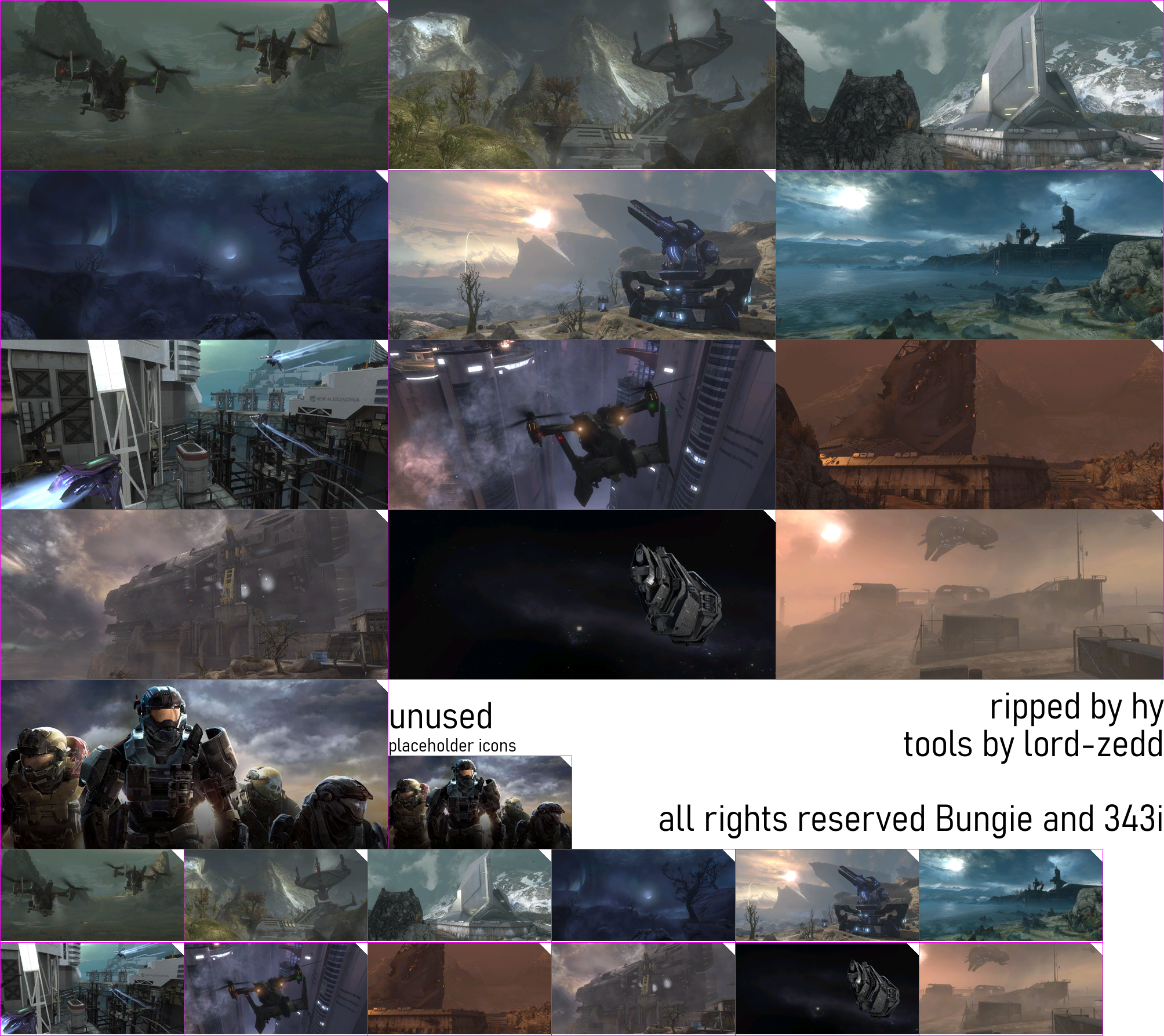 Halo: Reach Campaign Level Previews