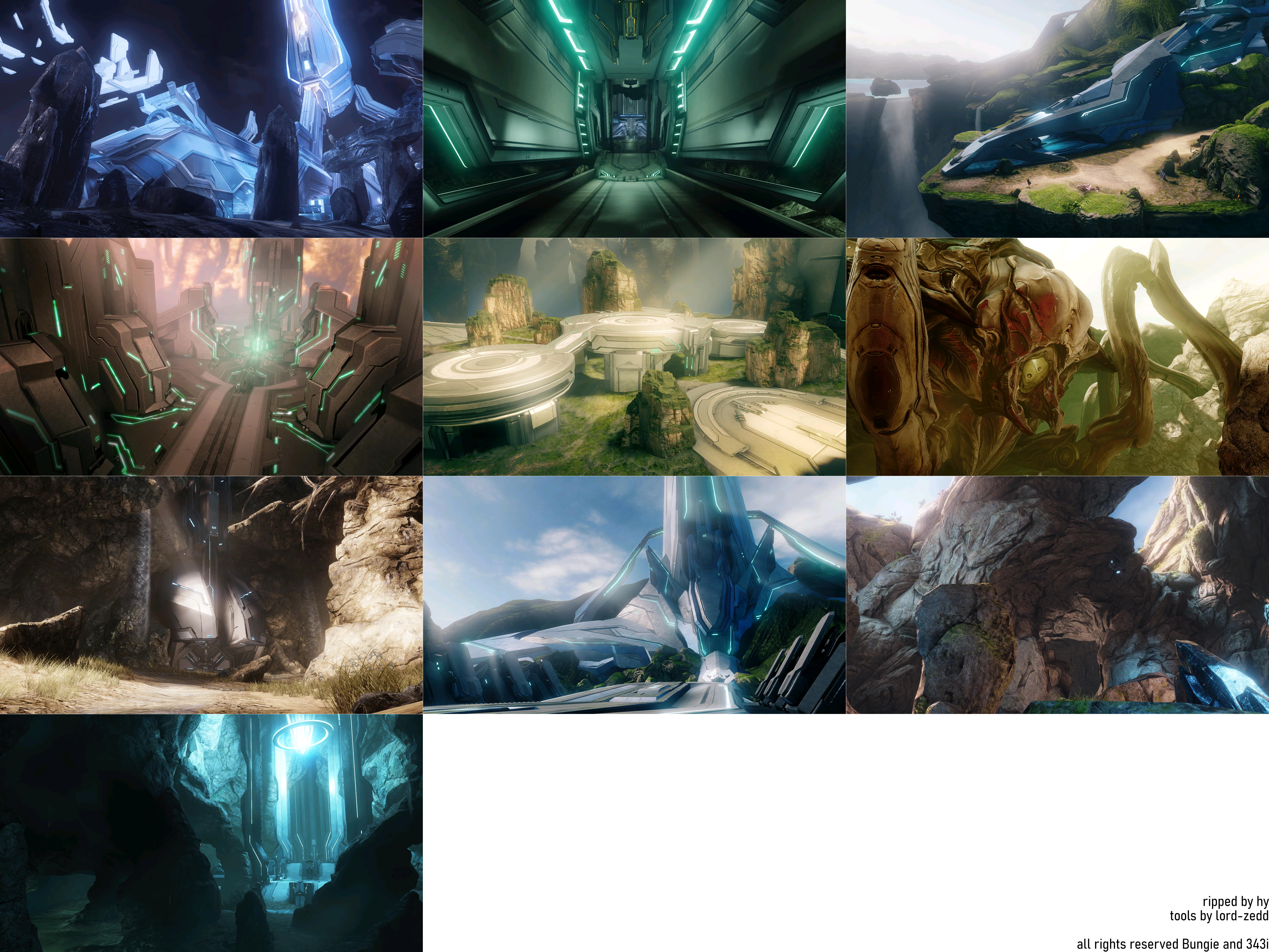 Halo 4 Spartan Ops Level Loading Screens