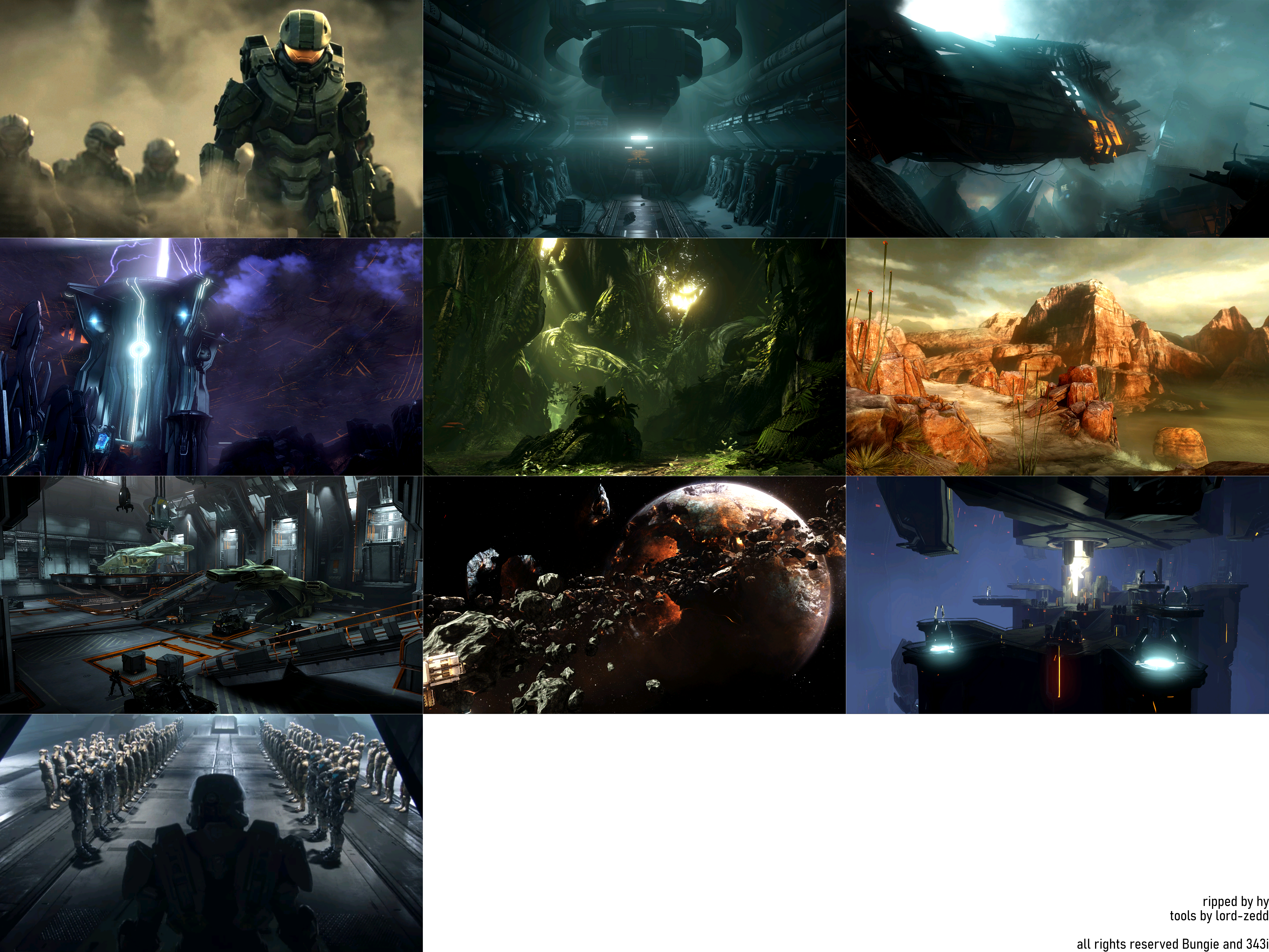 Halo 4 Campaign Level Loading Screens