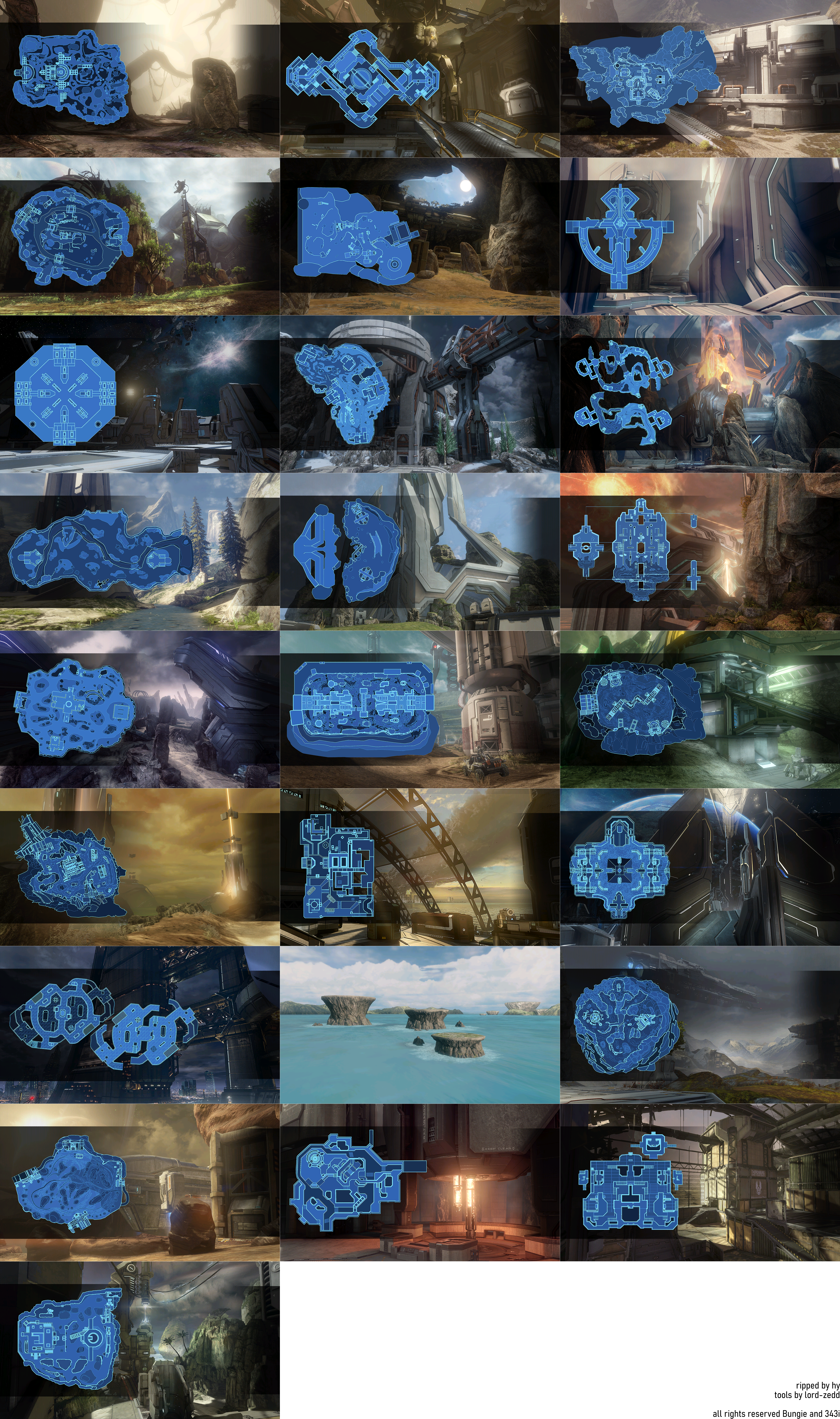 Halo: The Master Chief Collection - Halo 4 Multiplayer Level Loading Screens