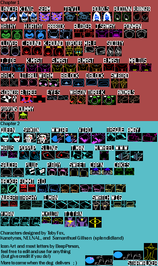 NPC Battle UI Icons (Darkners)