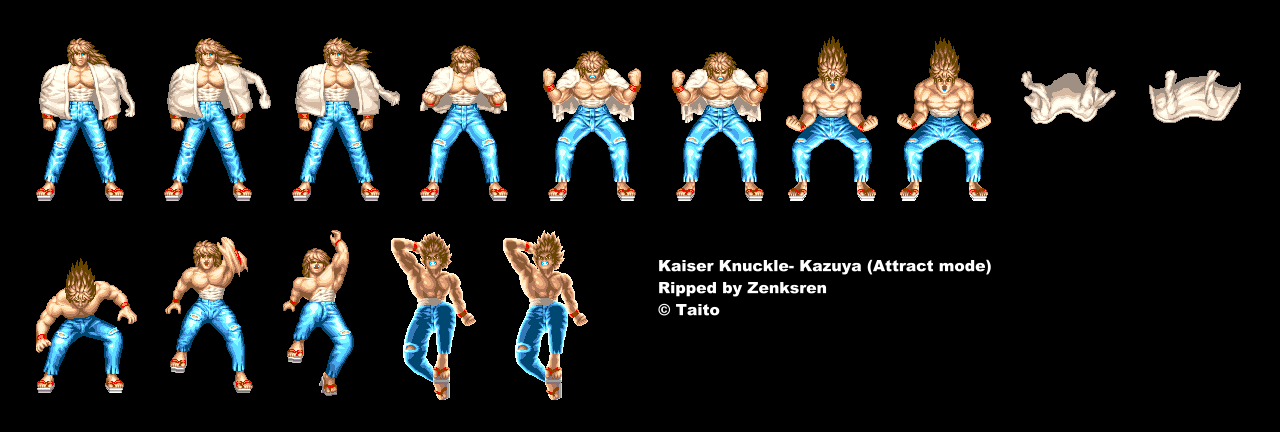 Kaiser Knuckle - Kazuya (Attract Mode)