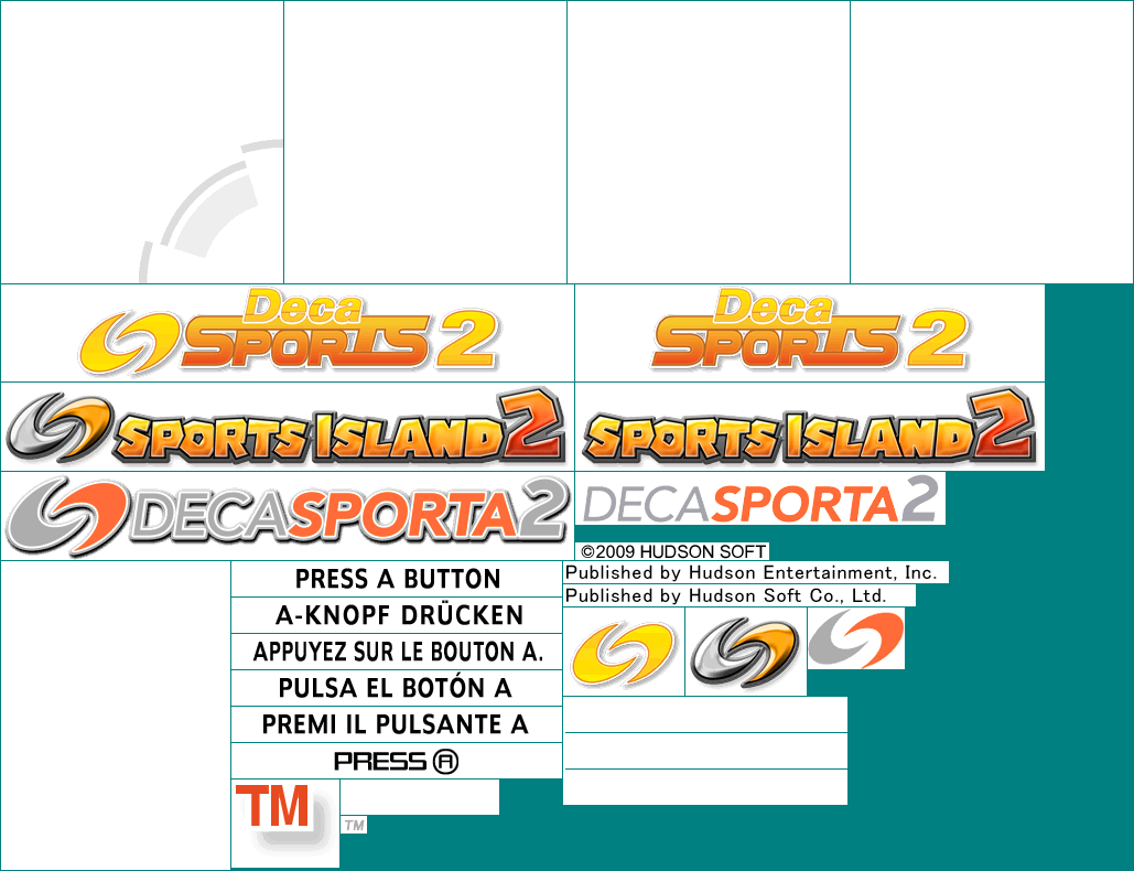 Deca Sports 2 / Sports Island 2 - Title Screen