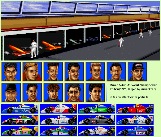 F1 World Championship Edition (PAL) - Driver Select