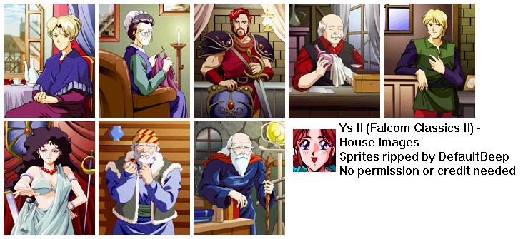 Falcom Classics II - House Images