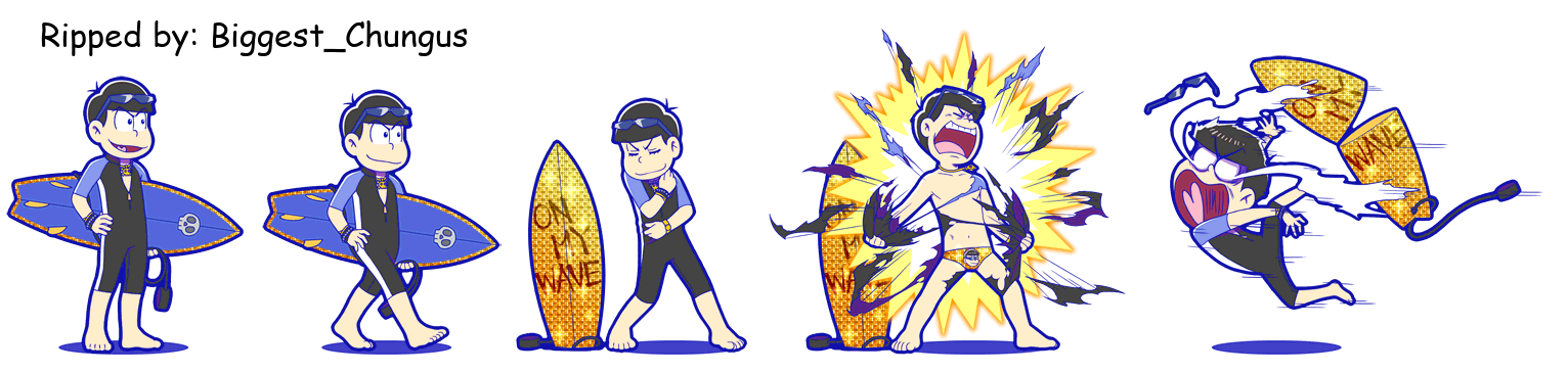 Osomatsu-san Hesokuri Wars: Battle of the NEETs - Karamatsu (Swimsuit)