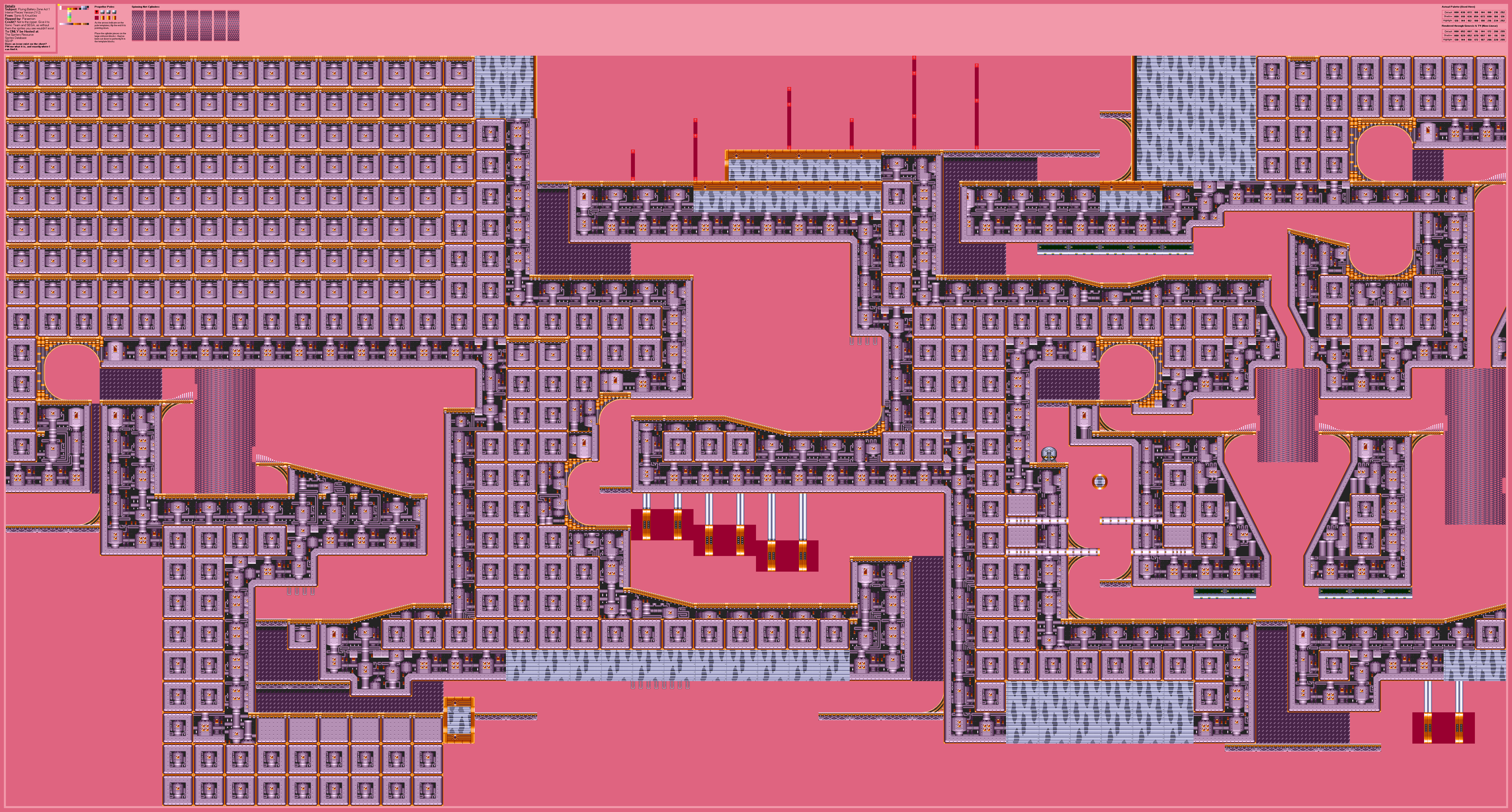 Flying Battery Zone Act 1 (Interior Pieces, 1/2)