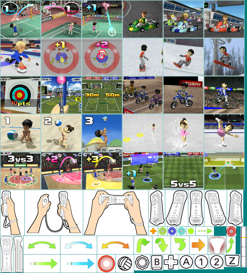 Oeps Misleidend Idool Wii - Deca Sports / Sports Island - Rules and Controls - The Spriters  Resource