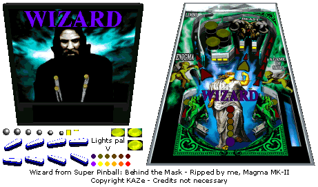 Super Pinball: Behind the Mask - Wizard
