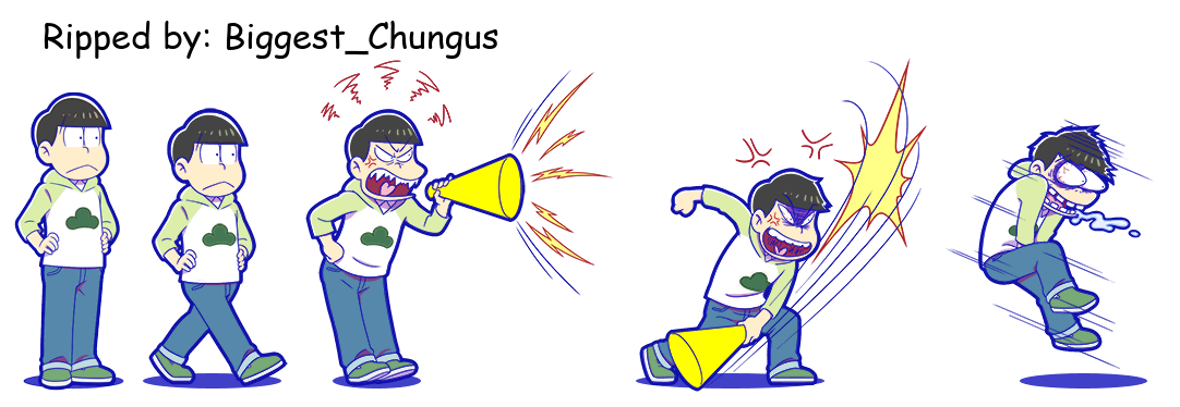 Osomatsu-san Hesokuri Wars: Battle of the NEETs - Choromatsu (Raglan Hoodie)