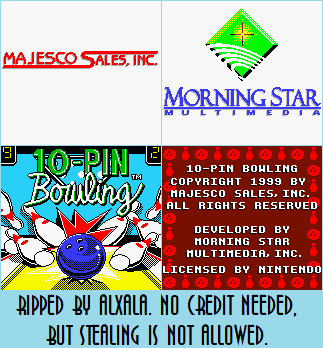 10-Pin Bowling - Introduction and Title Screens