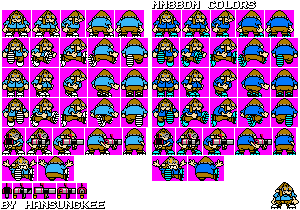 Cartoon Network Customs - Numbuh 2 / Hogarth "Hoagie" P. Gilligan Jr. (Mega Man 8-bit Deathmatch-Style)
