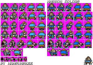 Numbuh 2 / Hogarth "Hoagie" P. Gilligan Jr. (Mega Man 8-bit Deathmatch-Style)