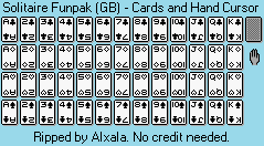 Solitaire Funpak - Cards and Hand Cursor