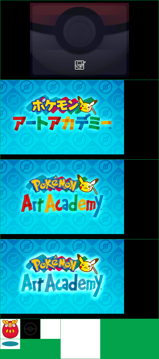 Pokémon Art Academy - Loading Screens