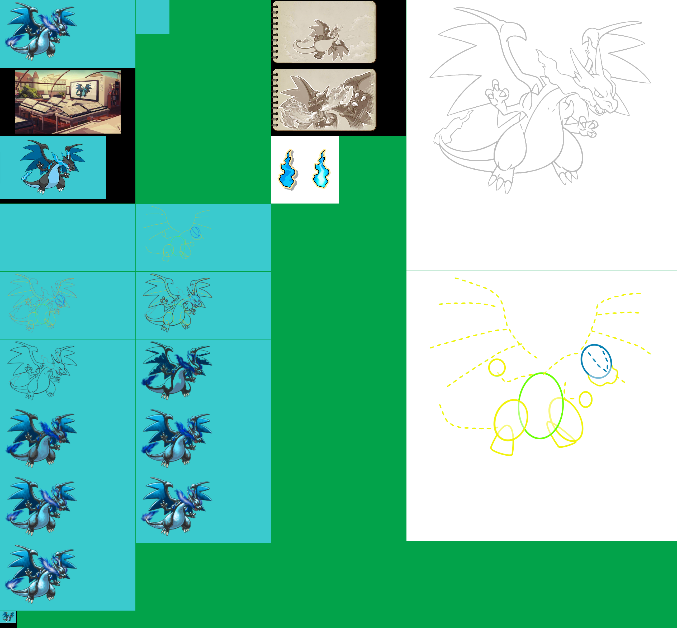 Pokémon Art Academy - Mega Charizard X