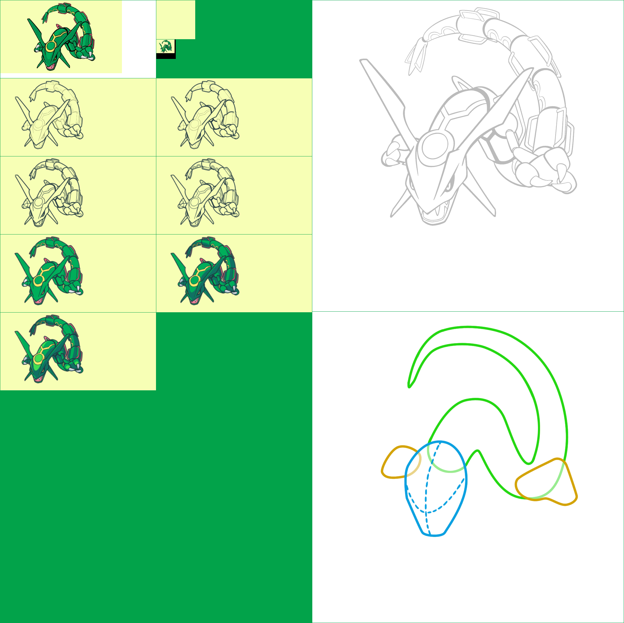 Pokémon Art Academy - Rayquaza (DLC)