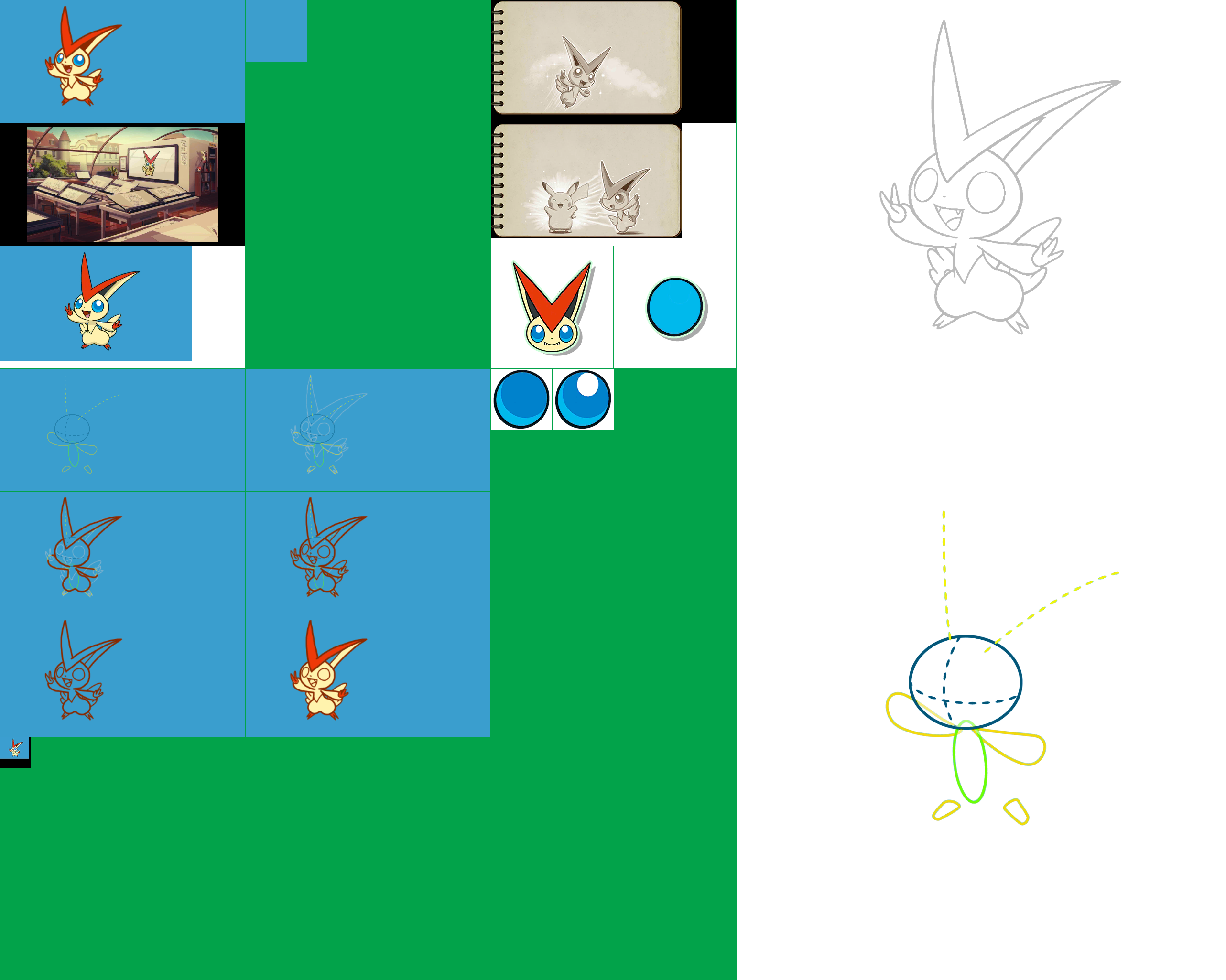 Pokémon Art Academy - Victini