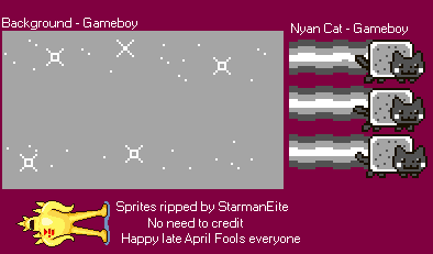 Nyan Cat (Homebrew) - Nyan Cat (Gameboy)