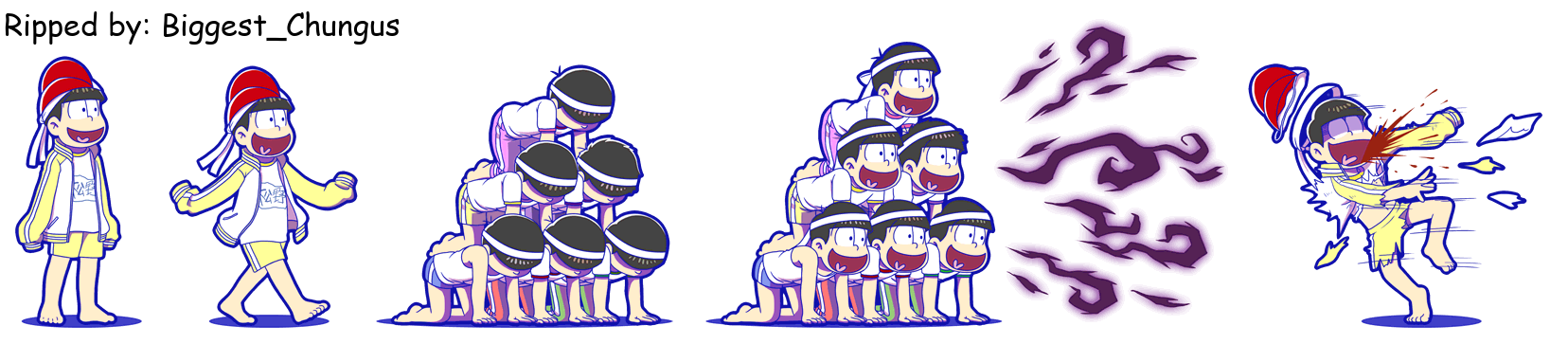 Osomatsu-san Hesokuri Wars: Battle of the NEETs - Jyushimatsu (Sports Day)