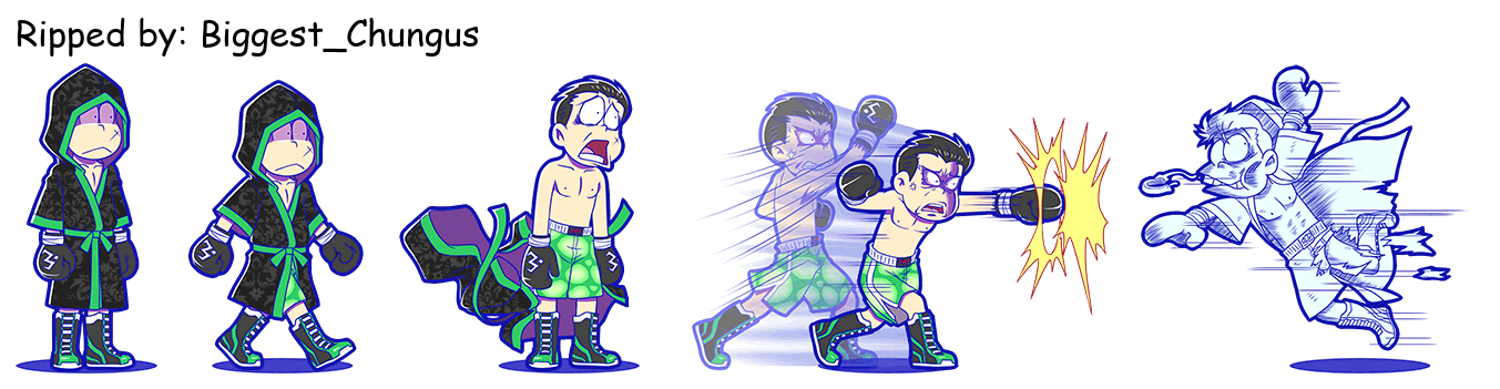 Osomatsu-san Hesokuri Wars: Battle of the NEETs - Choromatsu (Boxer)