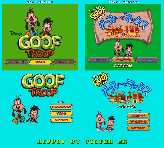 Goof Troop - Title Screen