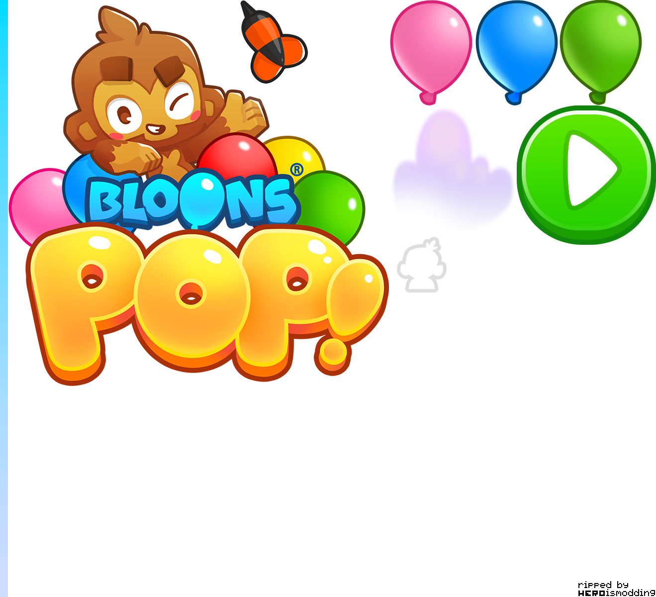 Bloons Pop! - Title Screen