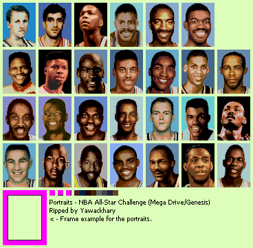 NBA All-Star Challenge - Portraits
