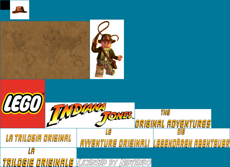LEGO Indiana Jones: The Original Adventures - Wii Menu Icon and Banner