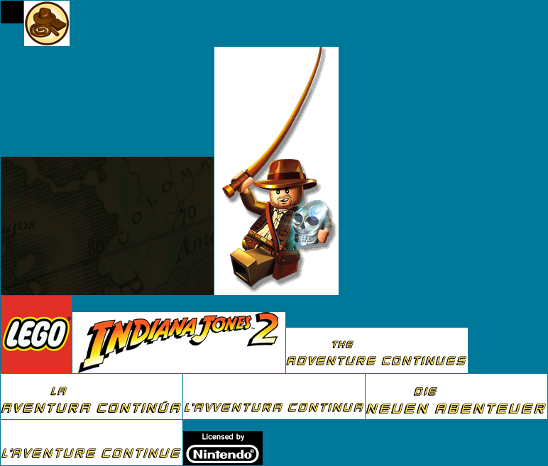 LEGO Indiana Jones 2: The Adventure Continues - Wii Menu Icon and Banner