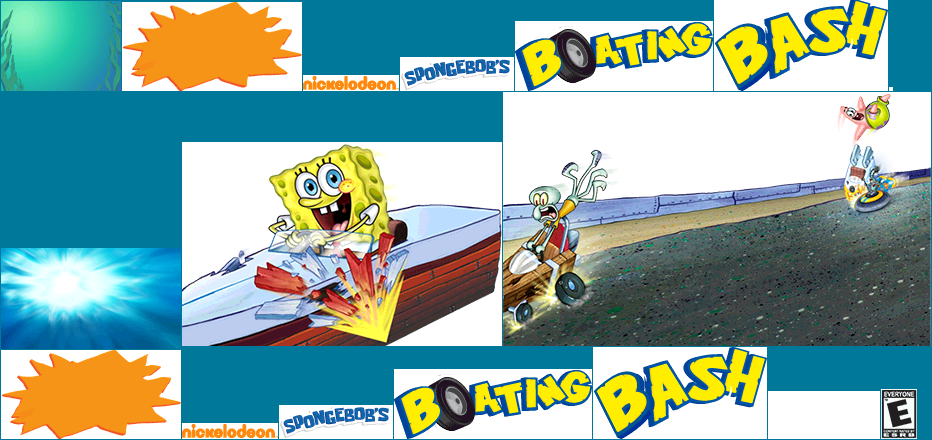 SpongeBob's Boating Bash - Wii Menu Icon and Banner