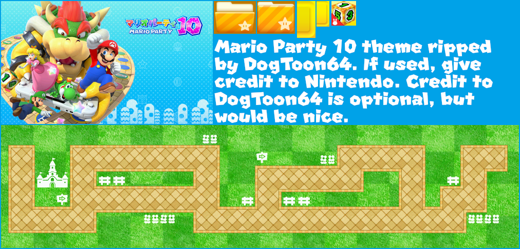 Nintendo 3DS Themes - Mario Party 10