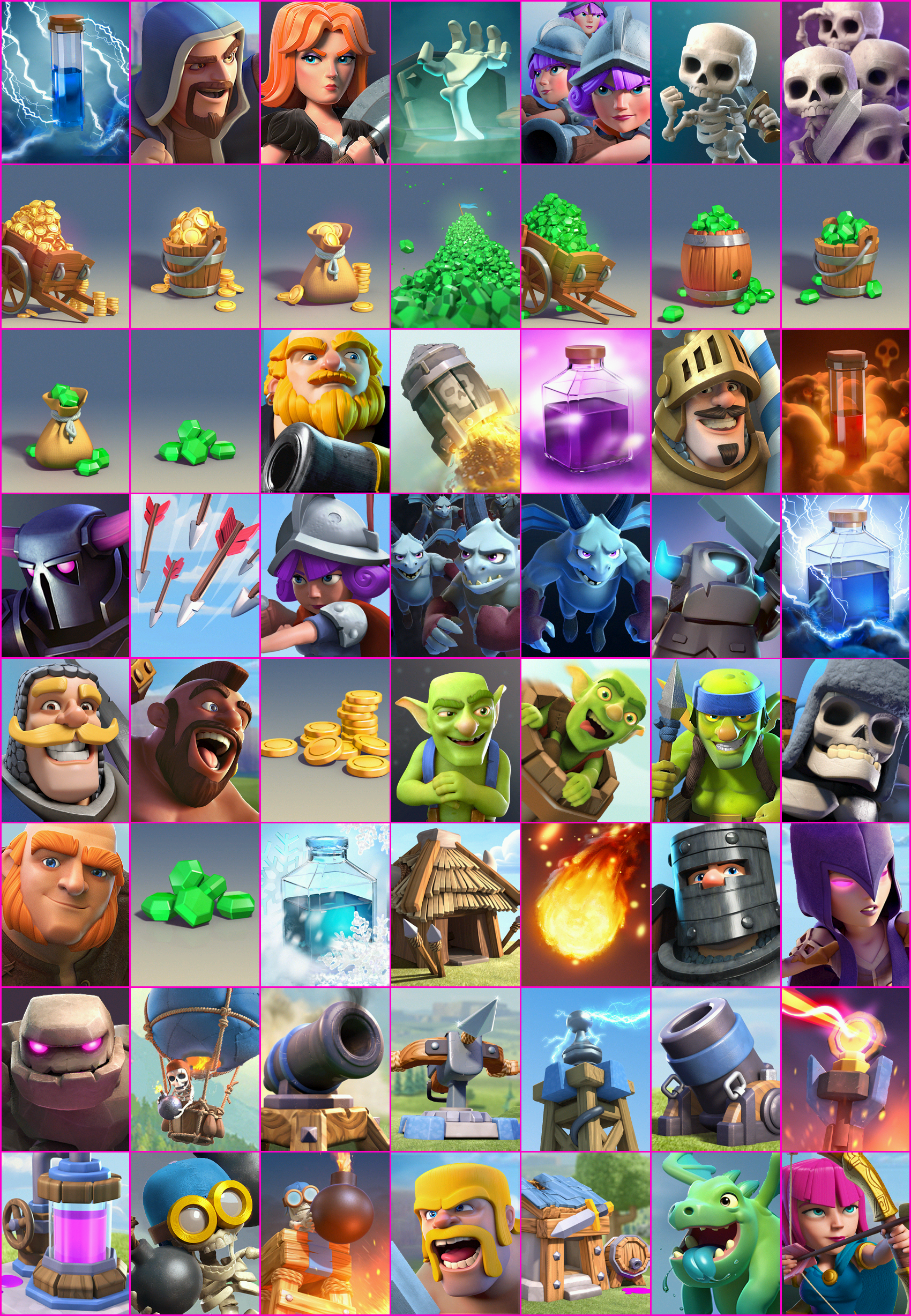 Clash Royale - Cards (Version 1.1.2)