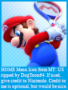 Mario Tennis: Ultra Smash - HOME Menu Icon