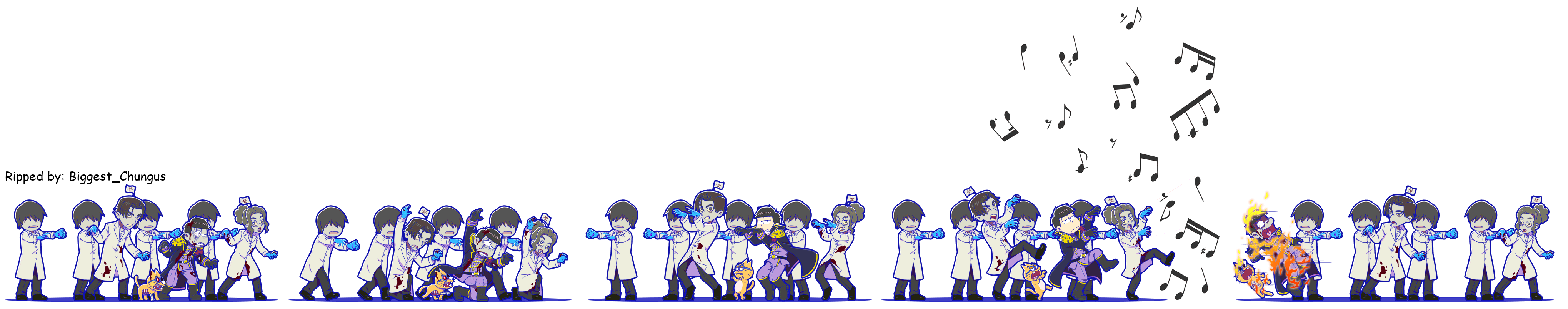 Osomatsu-san Hesokuri Wars: Battle of the NEETs - Ichimatsu (Dancin' Zombie Dance)